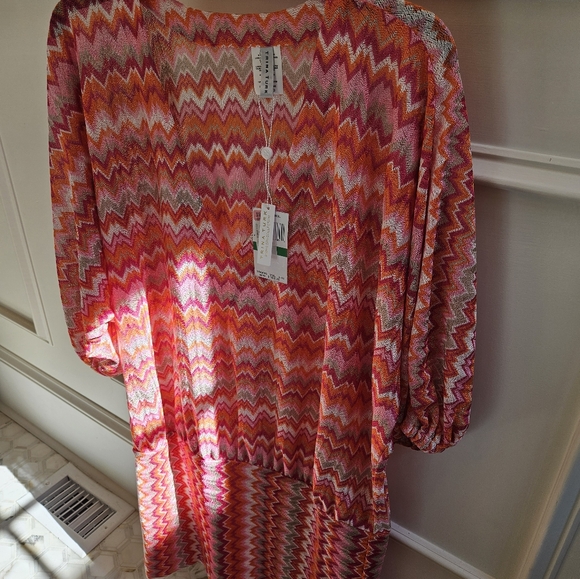 Trina Turk Zen Zig Zag Swim Cover-up - Picture 3 of 3